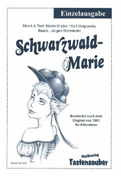 Cover Schwarzwaldmarie für Akkordeon (mit Text und Akkorden)