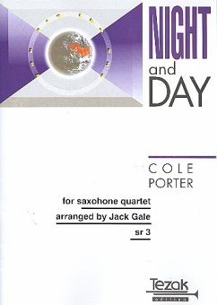 Cover Night and Day for 4 saxophones (SATB) score and parts