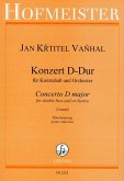 Konzert D-Dur für Kontrabass und Orchester für Kontrabass und Klavier