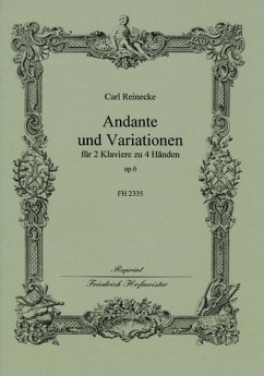Cover Andante und Variationen op.6 für 2 Klaviere zu 4 Händen
