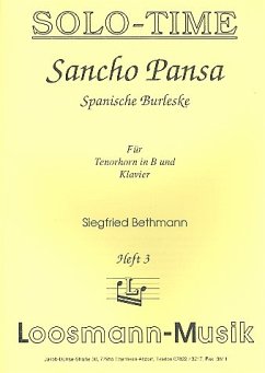 Cover Sancho Pansa für Tenorhorn und Klavier