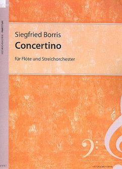 Cover Concertino op.71 für Flöte und Streicher Partitur