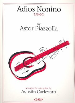 Cover Adios nonino Tango für Gitarre