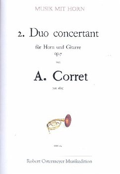 Cover Duo concertant Nr.2 op.7 für Horn und Gitarre Partitur und Stimme