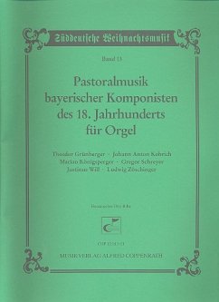 Cover Pastoralmusik bayerischer Komponisten des 18. Jahrhunderts für Orgel