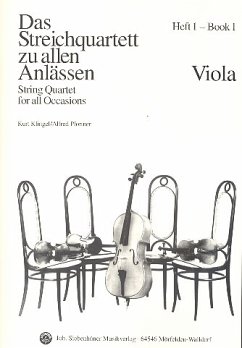 Das Streichquartett zu allen Anlässen Band 1 Viola