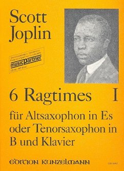 6 Ragtimes für Altsaxophon in Es oder Tenorsaxophon in B und Klavier
