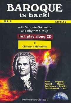 Cover Baroque is back vol.2 (+CD) für 1-2 Klarinetten in C