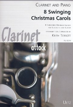 Cover 8 swinging Christmas Carols for clarinet and piano
