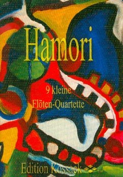 Cover 9 kleine Flötenquartette für 4 Flöten Partitur und Stimmen