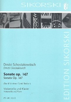 Cover Sonate op.147 für Violoncello und Klavier