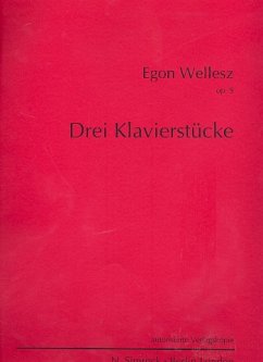 Cover 3 Klavierstücke op.9 Archivkopie
