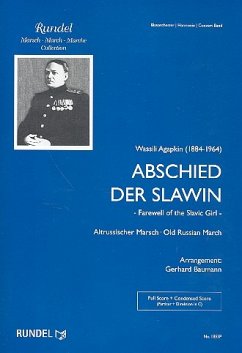 Cover Abschied der Slawin: für Blasorchester Partitur