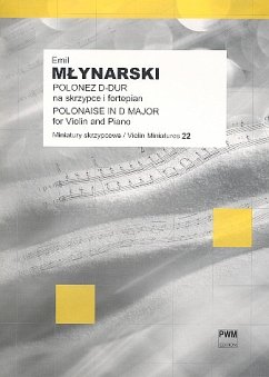 Cover Polonaise D major for violin and piano