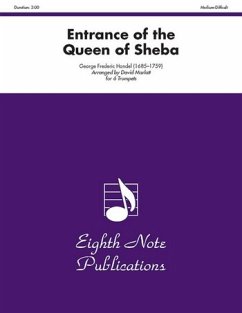 Cover Entrance of the Queen of Sheba for 6 trumpts score and parts