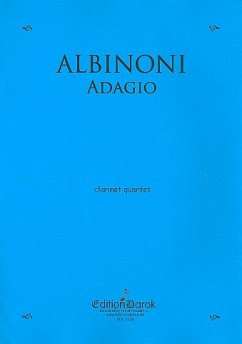 Adagio for 3 clarinets and bass clarinet score and parts