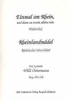 Cover Einmal am Rhein: für Blasorchester