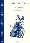 Sonata prima für Violine, Viola da gamba (Violine 2) und Bc Partitur und Stimmen