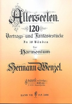 Cover Allerseelen Band 7 12 Vortrags- und Fantasiestücke für Harmonium