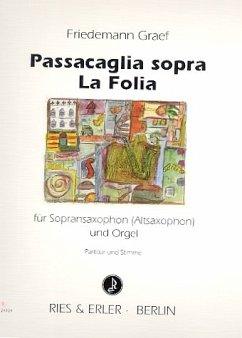 Cover Passacaglia sopra La folia Sopransaxophon (Altsaxophon) und Orgel