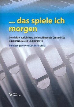 Cover Das spiele ich morgen Band 1 für Orgel