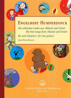 Cover Die schönsten Lieder aus Hänsel und Gretel für 2 Gitarren Spielpartitur