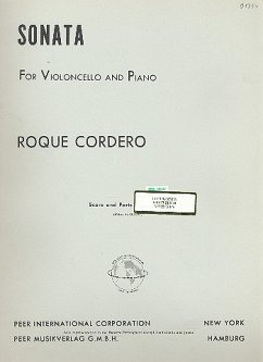 Cover Sonata for violoncello and piano