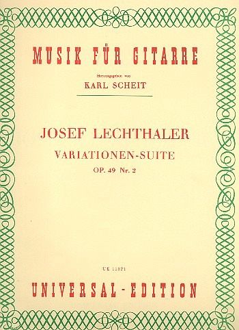 Variationen-Suite op.49,2 für Gitarre solo