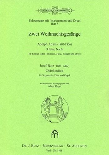 2 Weihnachtsgesänge für für Sopran, Flöte, Violine und Orgel 2 Weihnachtsgesänge für für Sopran, Flöte, Violine und Orgel