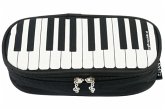 Stiftetui Tastatur schwarz LUX 21 x 11 x 6 cm mit Trageschlaufe