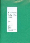 5 Suiten von 1740 Band 1 (Nr.1-3) für Violoncello 5 Suiten von 1740 Band 1 (Nr.1-3) für Violoncello