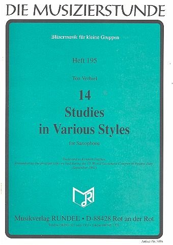 14 Studies in various Styles for saxophone 14 Studies in various Styles for saxophone