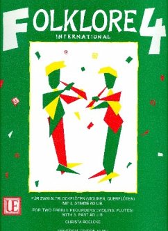 Cover Folklore international Band 4 für 2 Altblockflöten mit dritter Stimme ad lib.