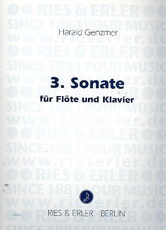 Sonate Nr.3 für Flöte und Klavier Sonate Nr.3 für Flöte und Klavier