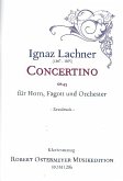 Concertino für Horn, Fagott und Orchester op.43 für Horn, Fagott und Klavier Klavierauszug und Solostimmen