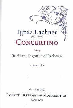 Cover Concertino für Horn, Fagott und Orchester op.43 für Horn, Fagott und Klavier Klavierauszug und Solostimmen