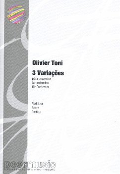 Cover 3 Variacoes für Orchester Studienpartitur