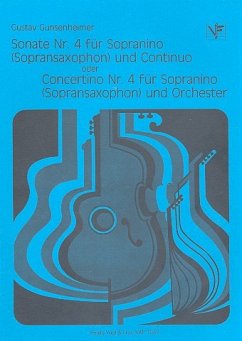 Cover Sonate Nr.4 für Sopranino (Sopransaxophon) und Bc