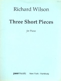 Cover 3 short Pieces for piano solo