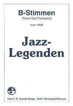 Cover Jazz-Legenden: für B- Stimmen Tenorsaxophon/Trompete