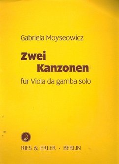 Cover 2 Kanzonen für Viola da gamba