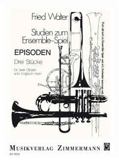 Cover Episoden 3 Stücke für 2 Oboen und Englischhorn Partitur und Stimmen