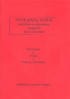 4 Duets for flutes and clarinets (variable) score and parts