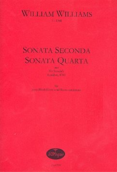 Cover 2 Sonaten für 2 Blockflöten und Bc Partitur und Stimmen (Bc nicht ausgesetzt)