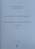 Marcia grave e con sentimento WN6 für 4 Violoncelli Studienpartitur und Stimmen