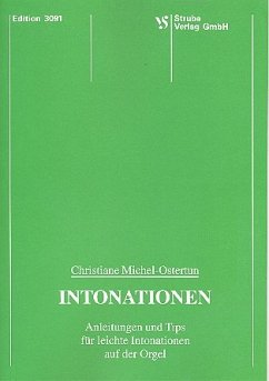 Cover Intonationen Anleitungen und Tips für leichte Intonationen auf der Orgel