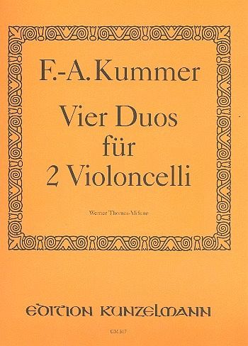 4 Duos für 2 Violoncelli 2 Spielpartituren