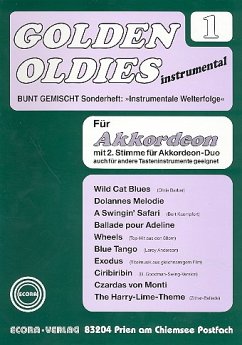 Cover Golden Oldies Band 1 für Akkordeon Solo, Duo oder andere Tasteninstrumente