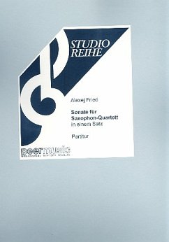Cover Sonate für 4 Saxophone (SATB) Spielpartitur