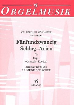 Cover 25 Schlag-Arien für Orgel (Cembalo, Klavier)